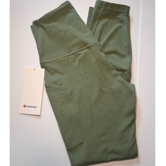NWT lululemon Desert Green Align High Rise 25